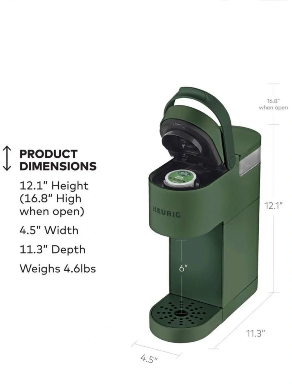 Keurig‎ K-Mini Single-Serve Coffee Maker Green